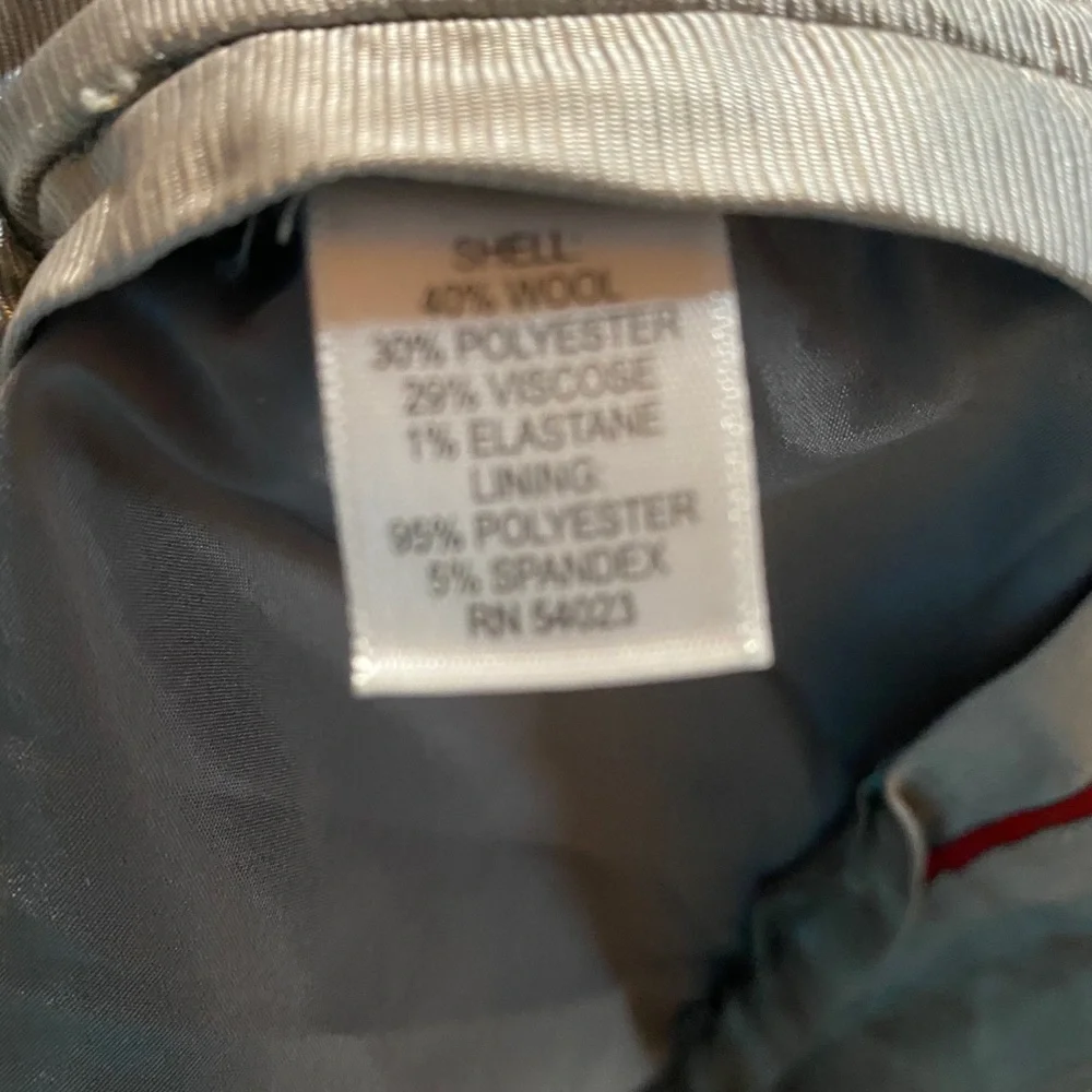 Banana Republic Martin Fit Gray Dress Wool Pants Trousers Size: 6 Long